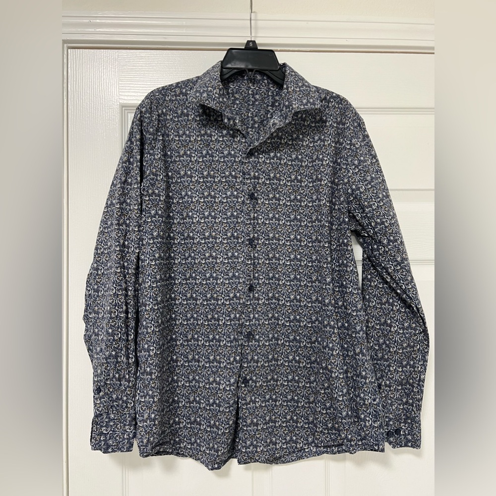 Men’s button down shirt.